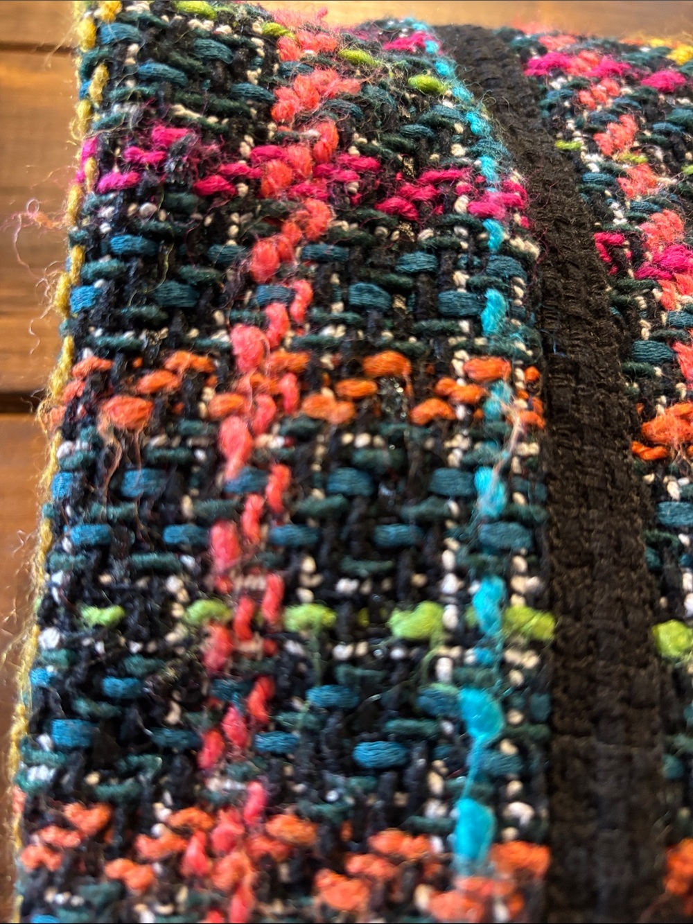 Nanette Lepore Multicolor Tweed Dress with Pink, Blue, Yellow & Orange Accents - Picture 5 of 5
